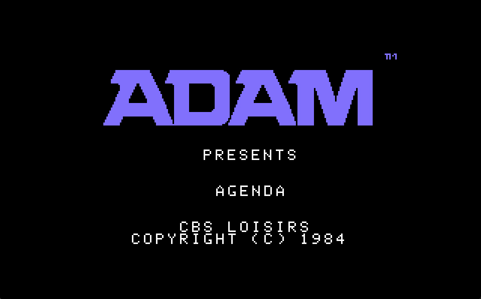 ADAM Agenda Screenshot 1