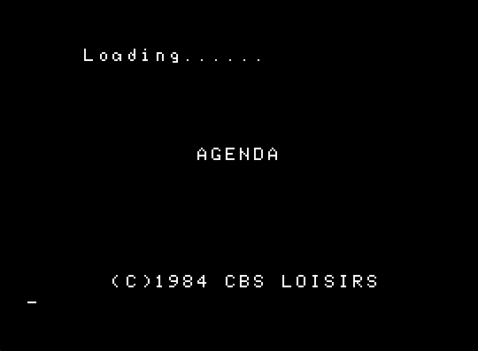 ADAM Agenda Screenshot 2