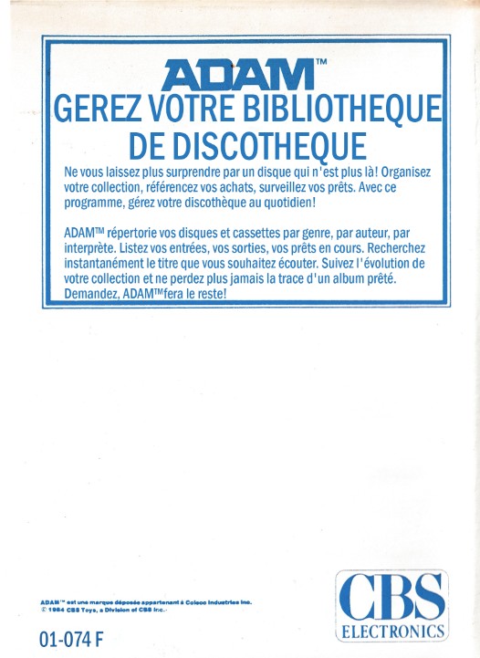 CBS LOISIRS GEREZ VOTRE  DE DISCOTHEQUE Package