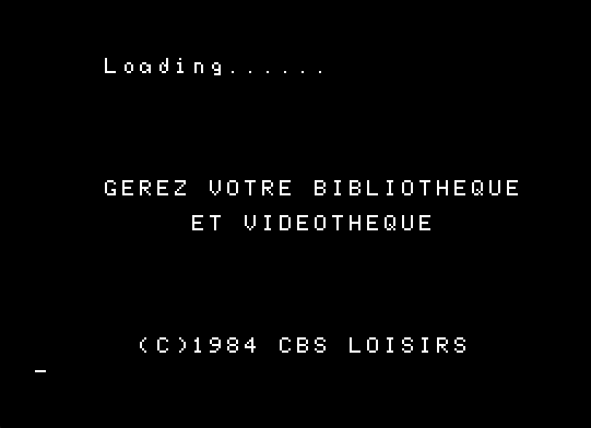 GEREZ VOTRE BIBLIOTHEQUE ET VIDEOTHEQUE Screenshot 1