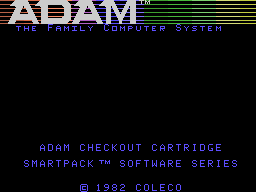 ADAM Checkout Cartridge Screenshot 1