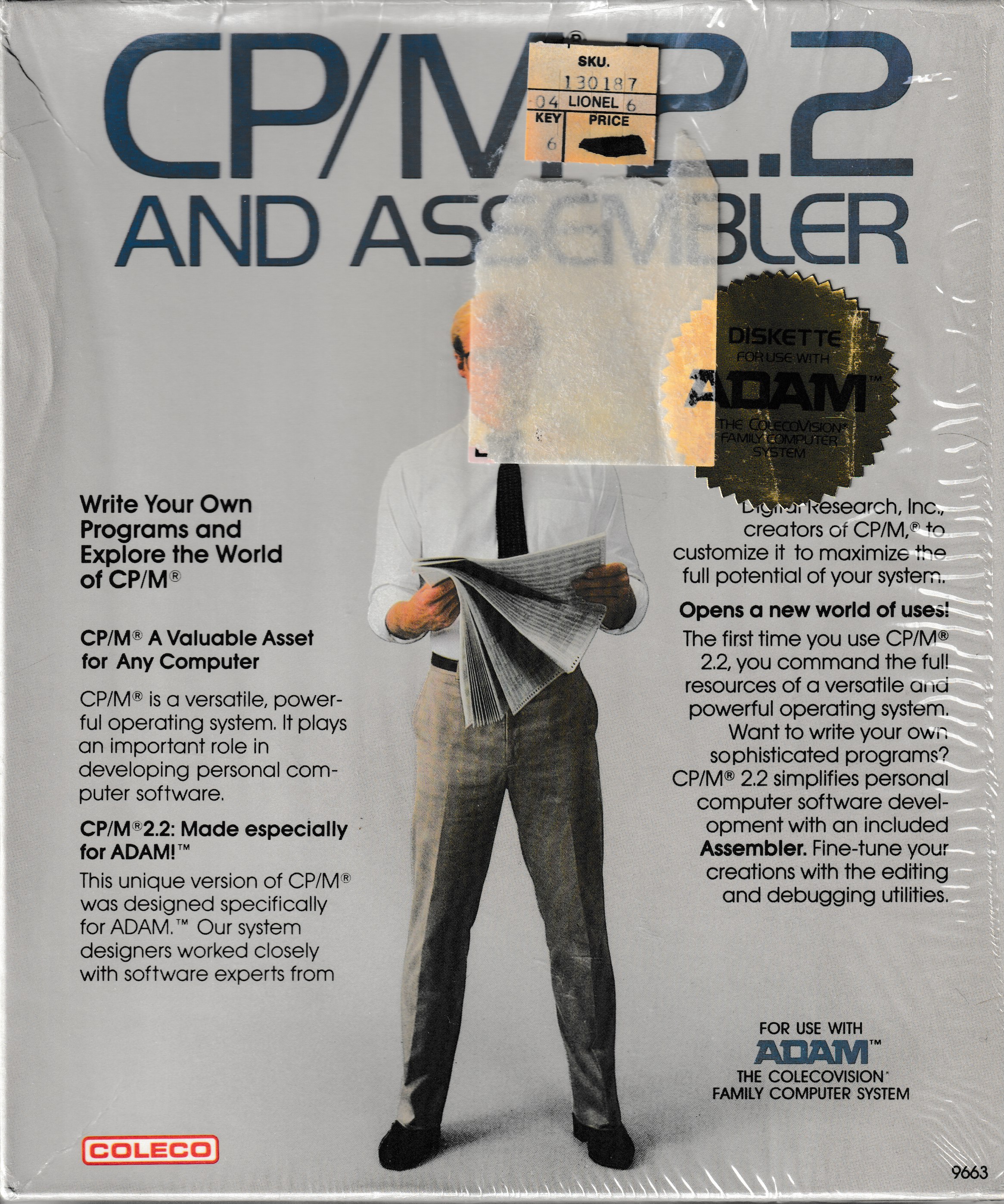 CP/M 2.2 & Assembler Variant Front