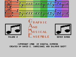 Graphic And Musical Ensemble Vol. 2 (G.A.M.E.) Screenshot 1
