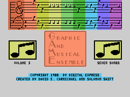 Graphic And Musical Ensemble Vol. 3 (G.A.M.E.) Screenshot 1