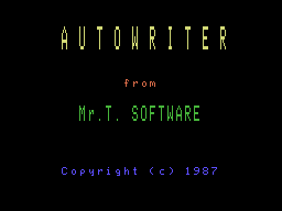 AutoWriter Screenshot 1
