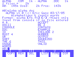 Alpha v1.0 Screenshot 2