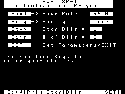 EVE SP-1 Programs Screenshot 1