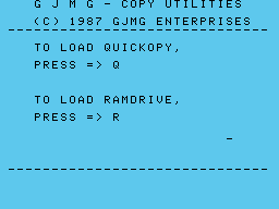 GJMG Copy Utilities 1.0 Screenshot 1