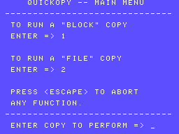 Quickcopy 1.1 Screenshot 2
