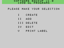 Software Backup v1.0 Screenshot 2