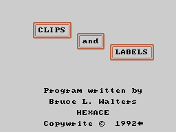 CLIPS & LABELS Screenshot 1