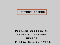 SmartWriter Helper's Friend Screenshot 1