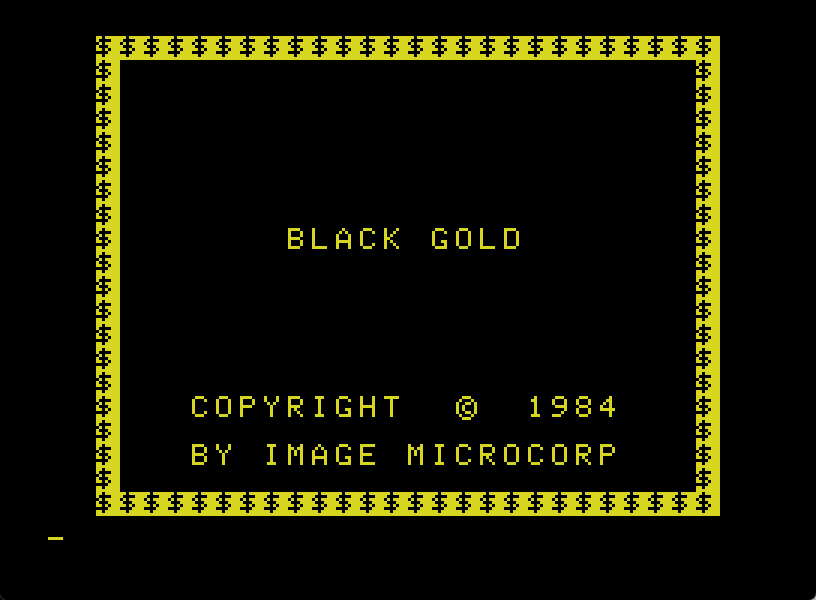 Black Gold Screenshot 1