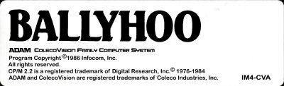 Ballyhoo Floppy Disk