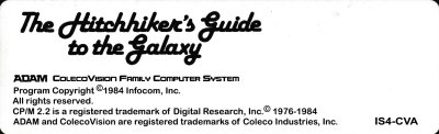 Hitchhiker's Guide to the Galaxy Floppy Disk