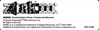 Zork III Floppy Disk