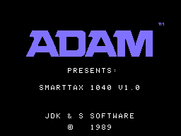 SmartTAX 1040 V1.0 Screenshot 1