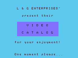 L&G Enterprises Video Catalog Screenshot 1