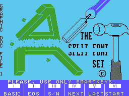 Split Font Set, The Screenshot 1