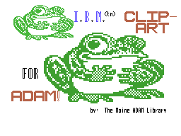 IBM Clip Art for ADAM (57 Volumes) Screenshot 1