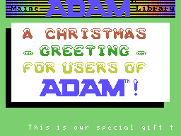 Maine ADAM Library - Christmas 1994 Screenshot 2