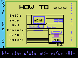 Maine ADAM Library - How To Vol. 2 - How to Build a Computer Desk/Hutch Screenshot 1