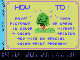 Maine ADAM Library - How To Vol. 3 - How to Print Your Pictures or Cards in Color Without a Color Printer Screenshot 1