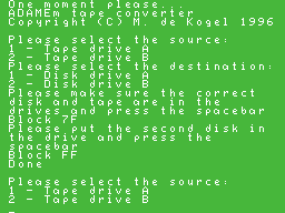 ADAMEm Tape Converter Screenshot 2