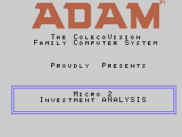 Investment Analysis Screenshot 1