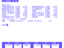 Micro Innovations MIB 2 T-DOS Drivers/Utilities Screenshot 1
