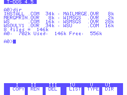 Wordstar 3.0 Screenshot 1