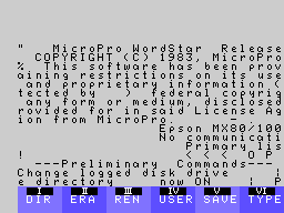 Wordstar 3.3 Screenshot 2