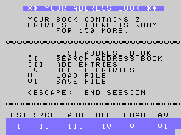 Address Book & Calendar Screenshot 1