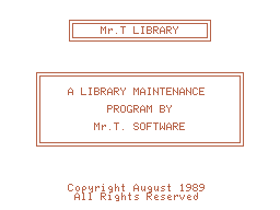 Mr. T Library Screenshot 1