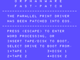 Orphanware Fast Patch v2.0 Screenshot 1