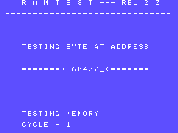 RamTest Rel. 2.0 Screenshot 2