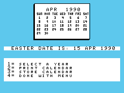 Personal Calendar Utility Screenshot 2