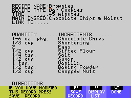 Grandma's Recipes For RecipeFILER Screenshot 2