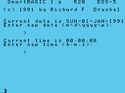 SmartBASIC 1.X Rev.-20 Screenshot 2