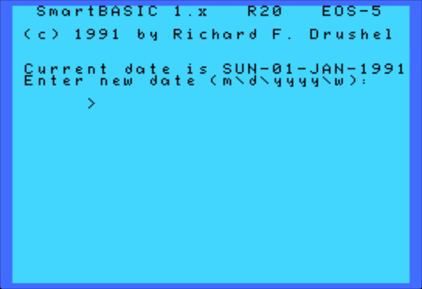 SmartBASIC 1.X Rev.-20 Screenshot 2