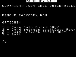 Packcopy 1.2 Screenshot 2