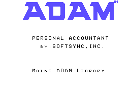 Personal Accountant, The Screenshot 1