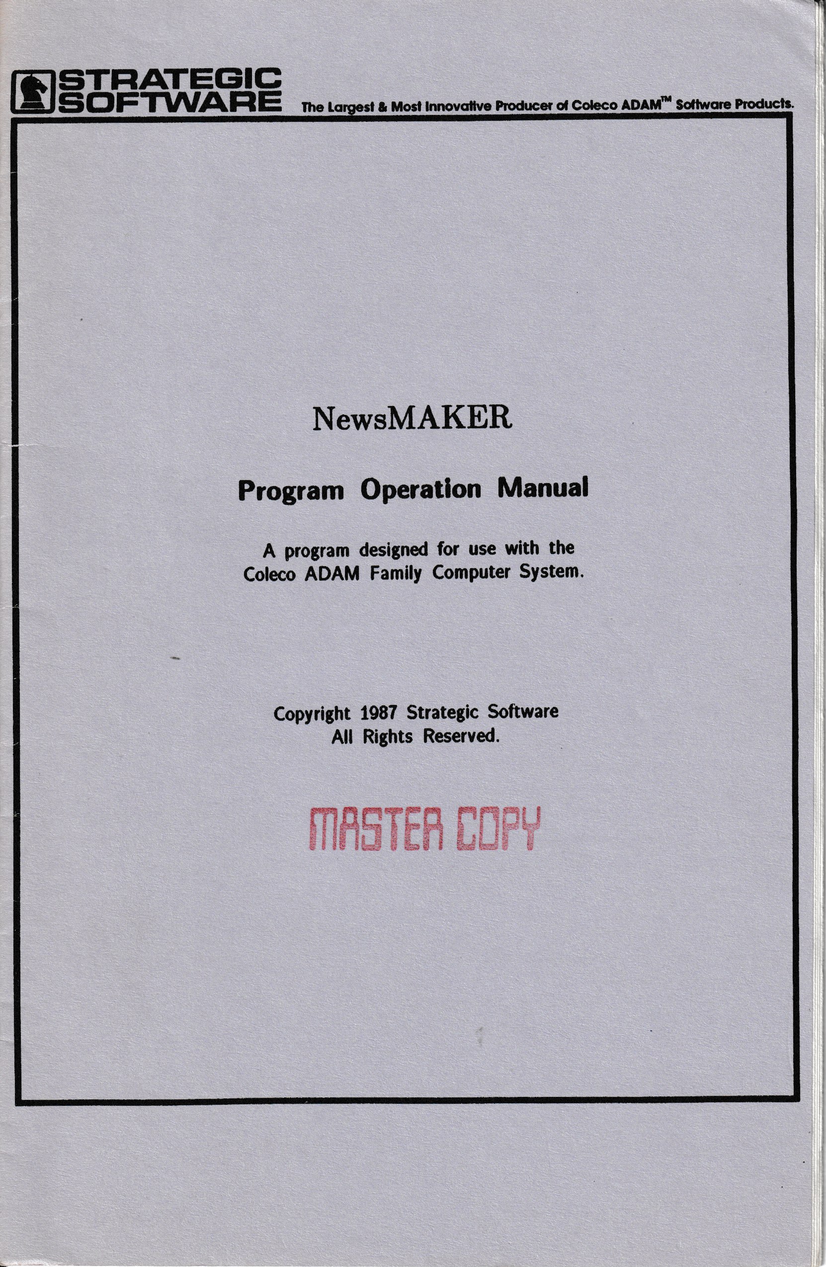 NewsMAKER Manual Main