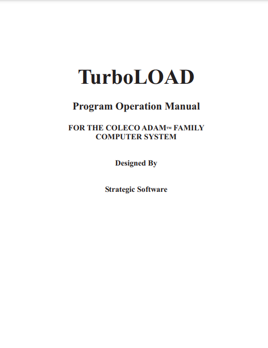 TurboLOAD Manual Main