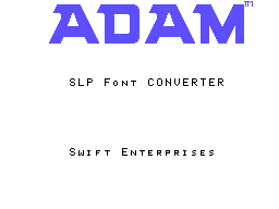 SLP Font Converter Screenshot 1
