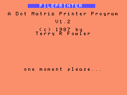 Fileprinter v1.2 Screenshot 1