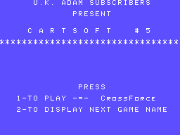 Cartsoft #05 Screenshot 1