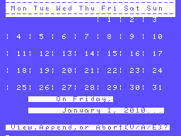 ADAM Agenda Screenshot 2