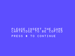 Coleco Game Backup Tape Screenshot 2