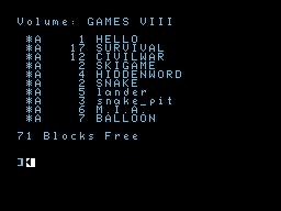 SmartBASIC Games VIII Screenshot 1
